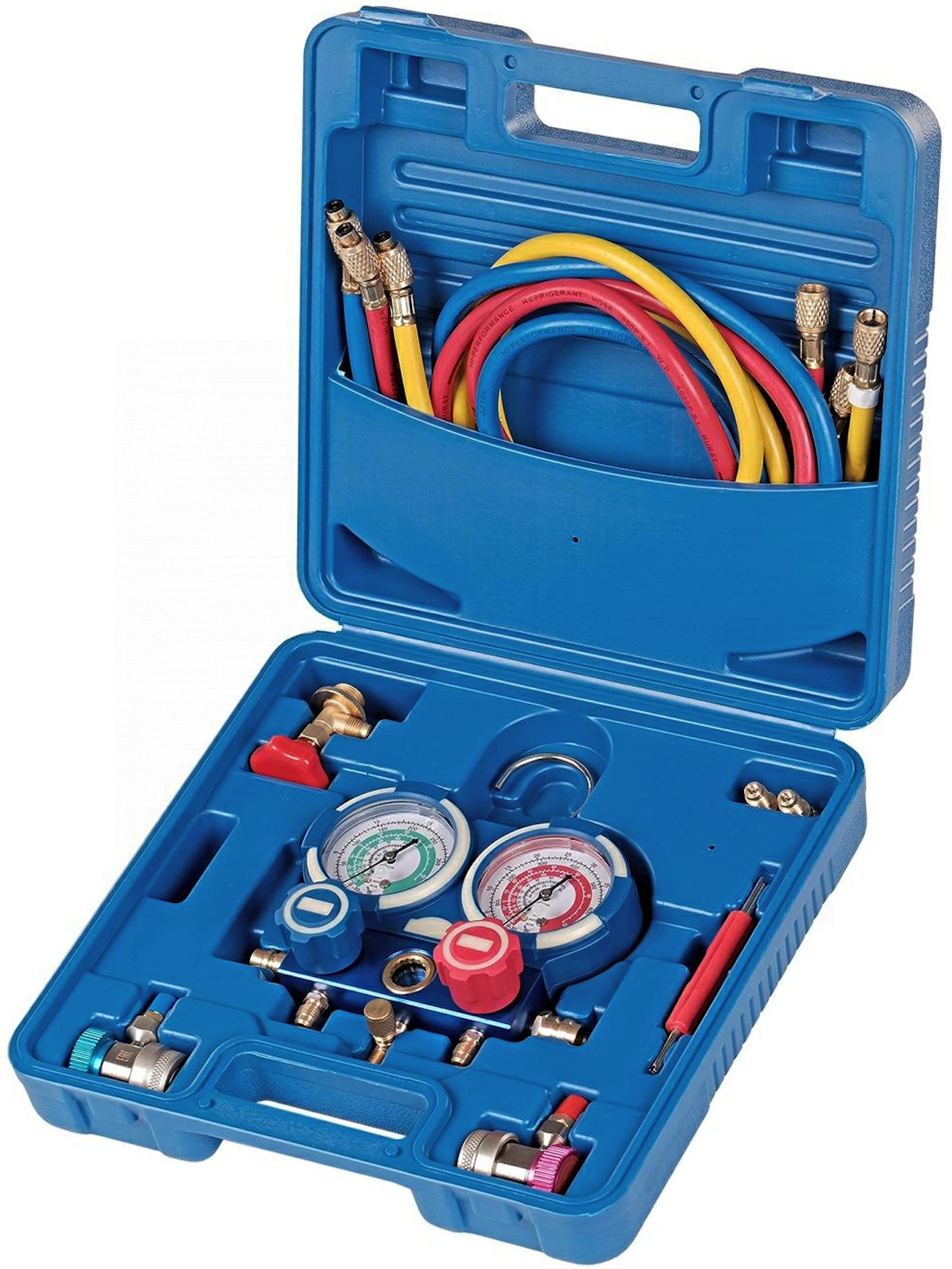 Коллектор манометрический гидравлический со шлангами и муфтами 